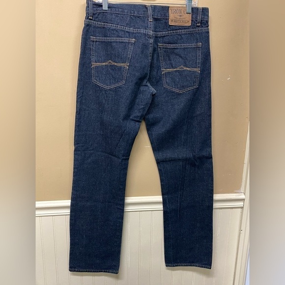 Iron Company Dark Wash Mens Jeans Size 34x32 - Picture 2 of 5